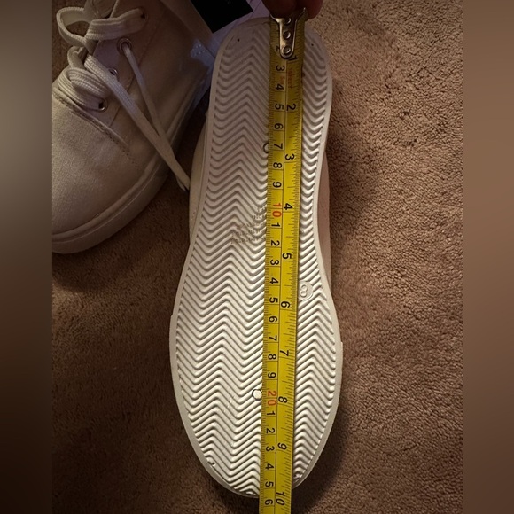 NWT WHITE PLATFORM SNEAKERS - 8 - Picture 10 of 10